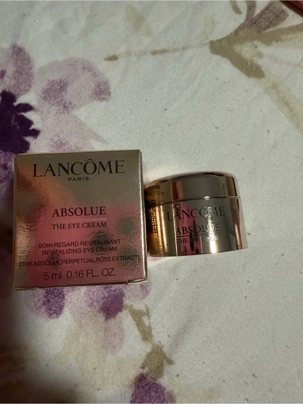 New Lancôme Pink Canvas Tote with Skincare & Makeup Set